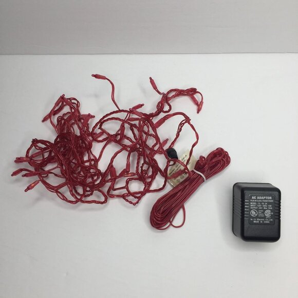 IKEA Strala String of 40 Red Christmas Lights 29" 8.9m - Picture 1 of 8